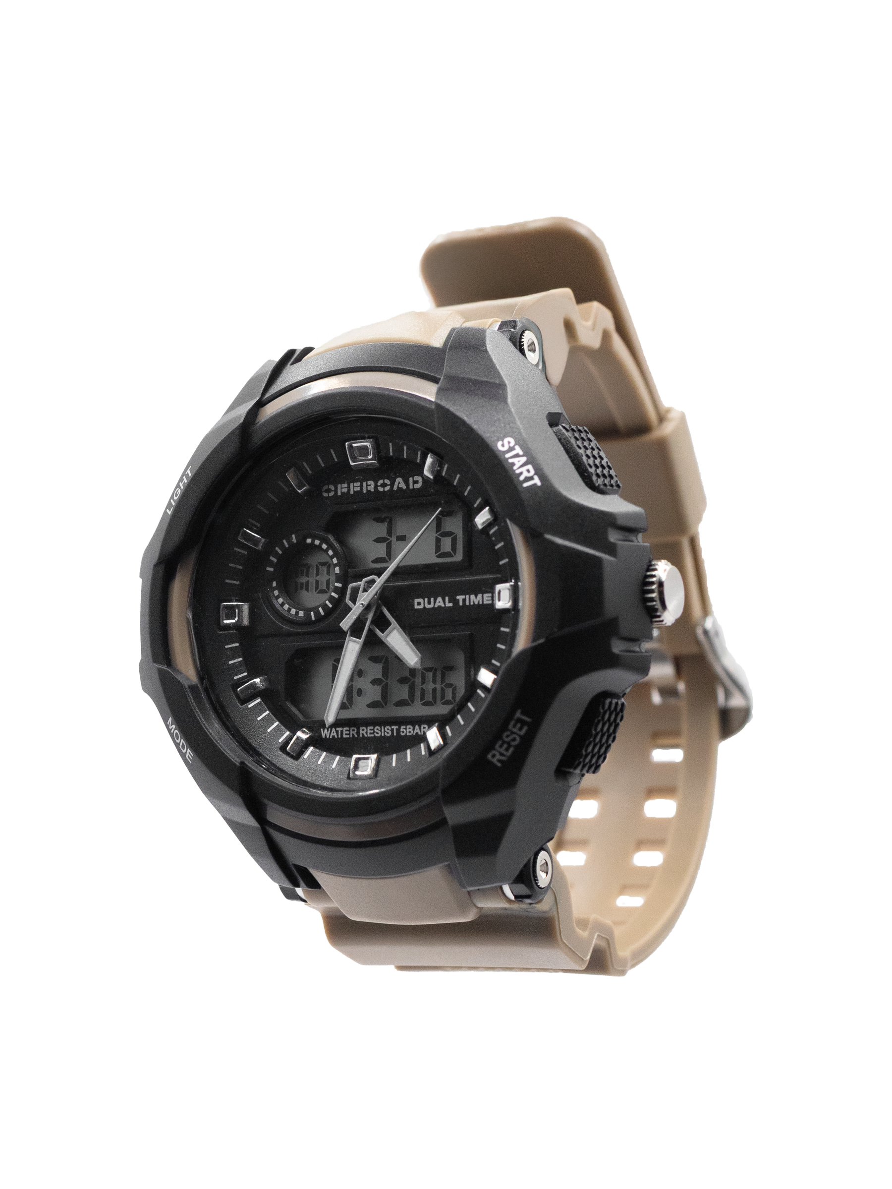 Sahara shockproof water resistant watch detail - Offroad Watch Co.