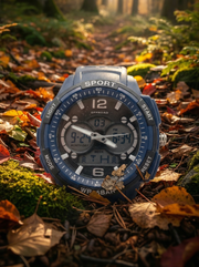 Trail Blazer rugged outdoor watch natural photoshoot - Offroad Watch Co.