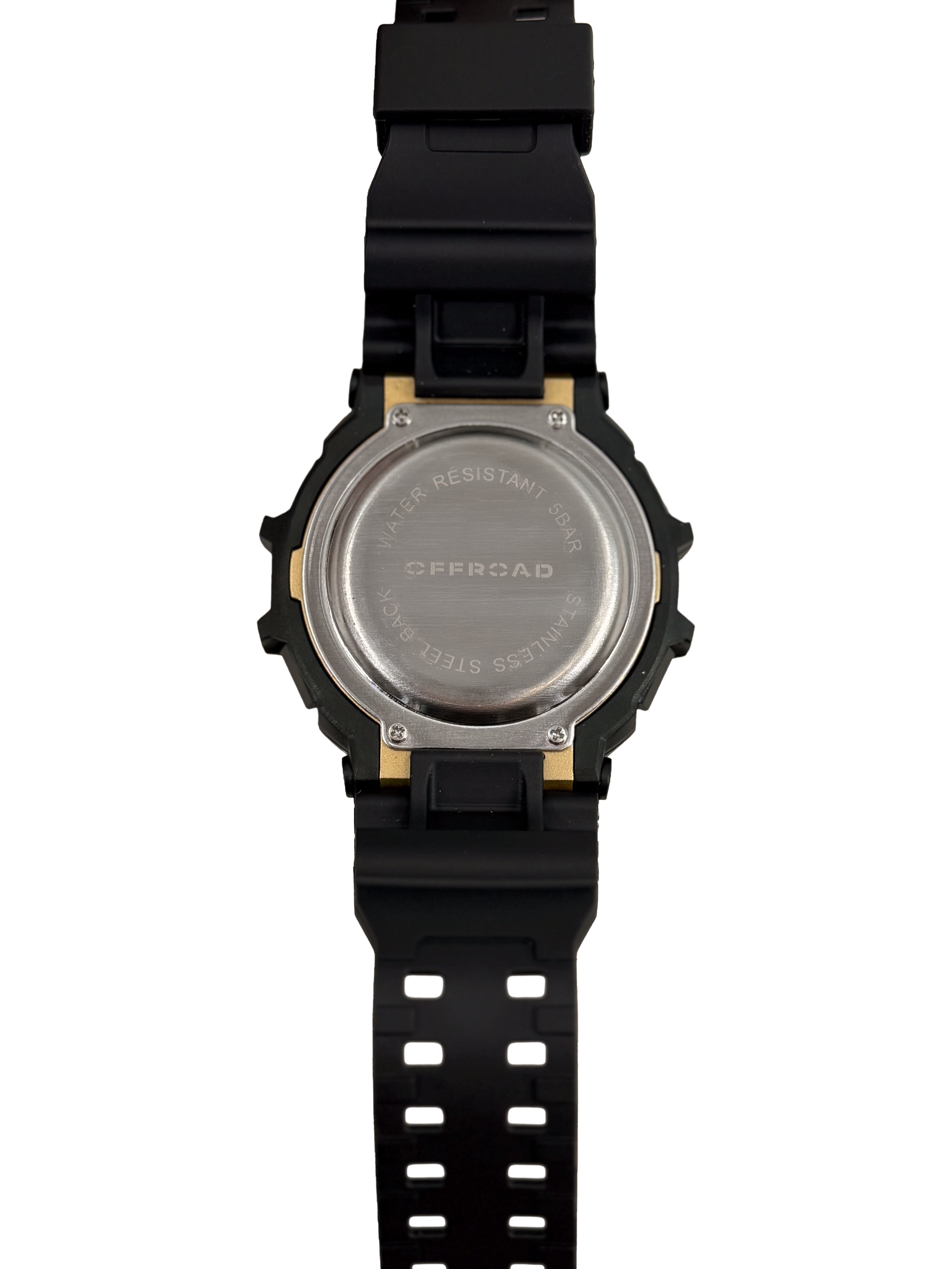 Storm Breaker rugged watch back view - Offroad Watch Co.