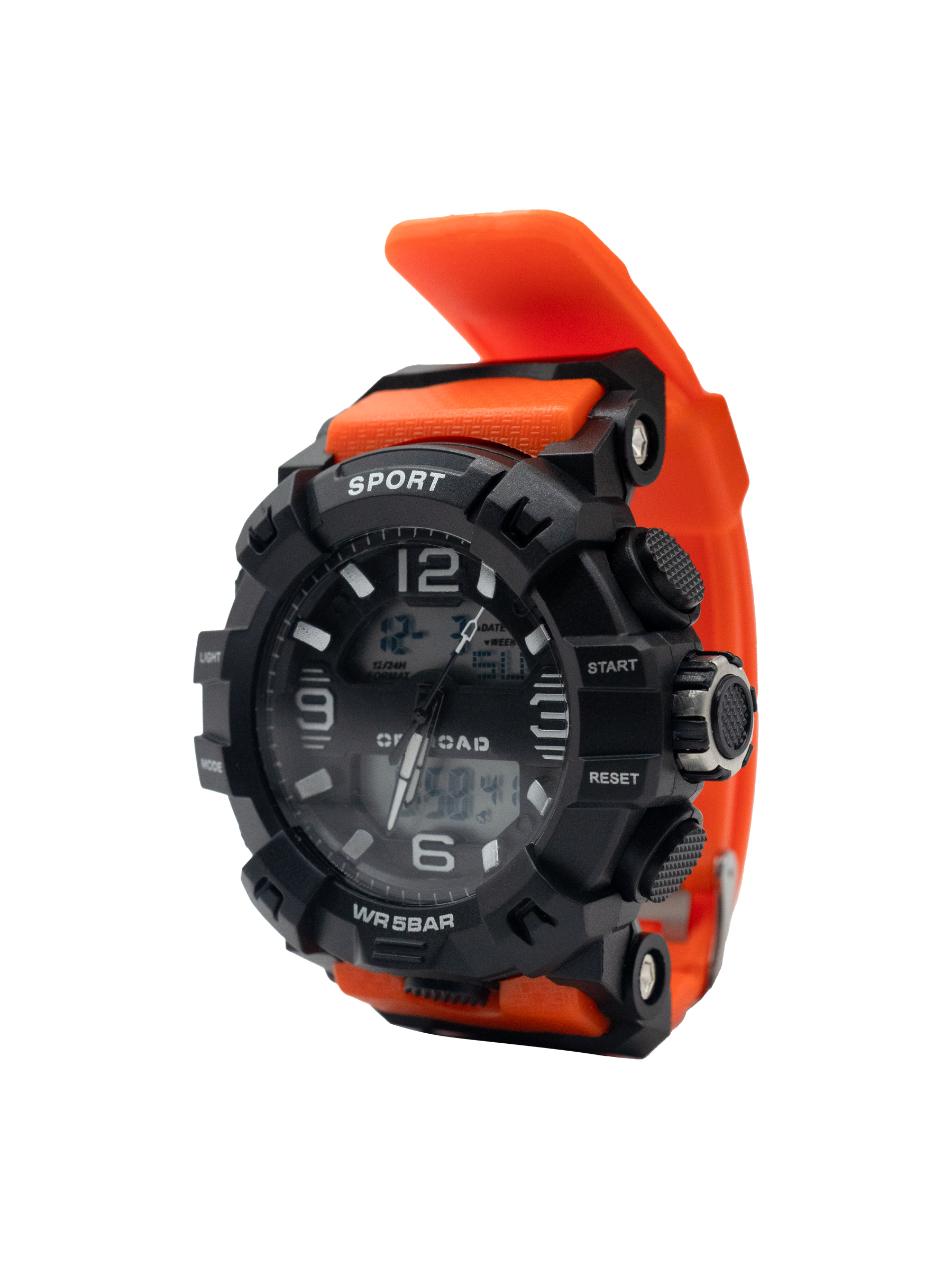 Ember shockproof water resistant watch detail view - Offroad Watch Co.