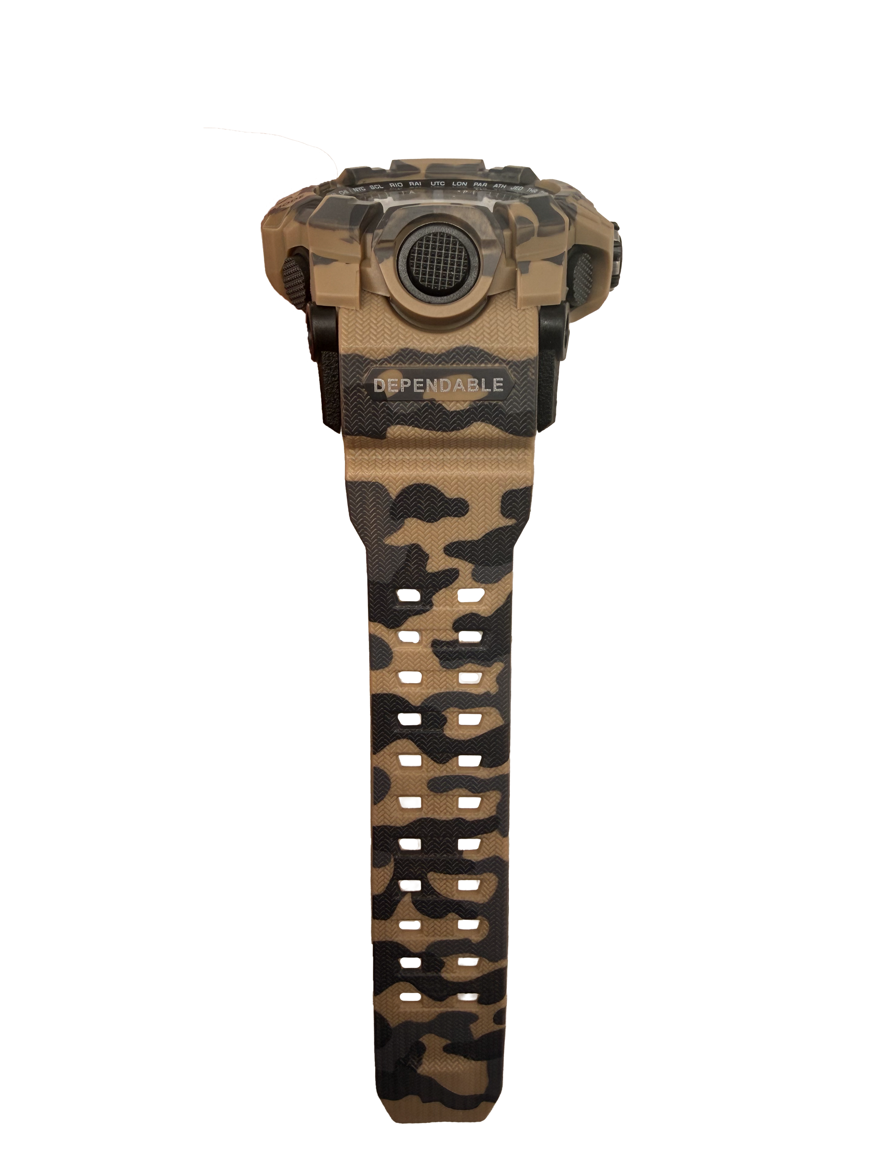 Everest rugged watch back view - Offroad Watch Co.