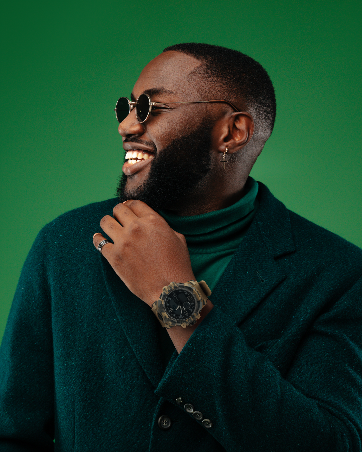 Everest watch lifestyle model shot - Offroad Watch Co.