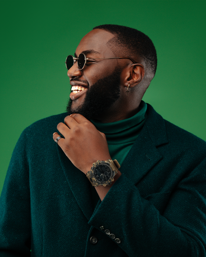 Everest watch lifestyle model shot - Offroad Watch Co.