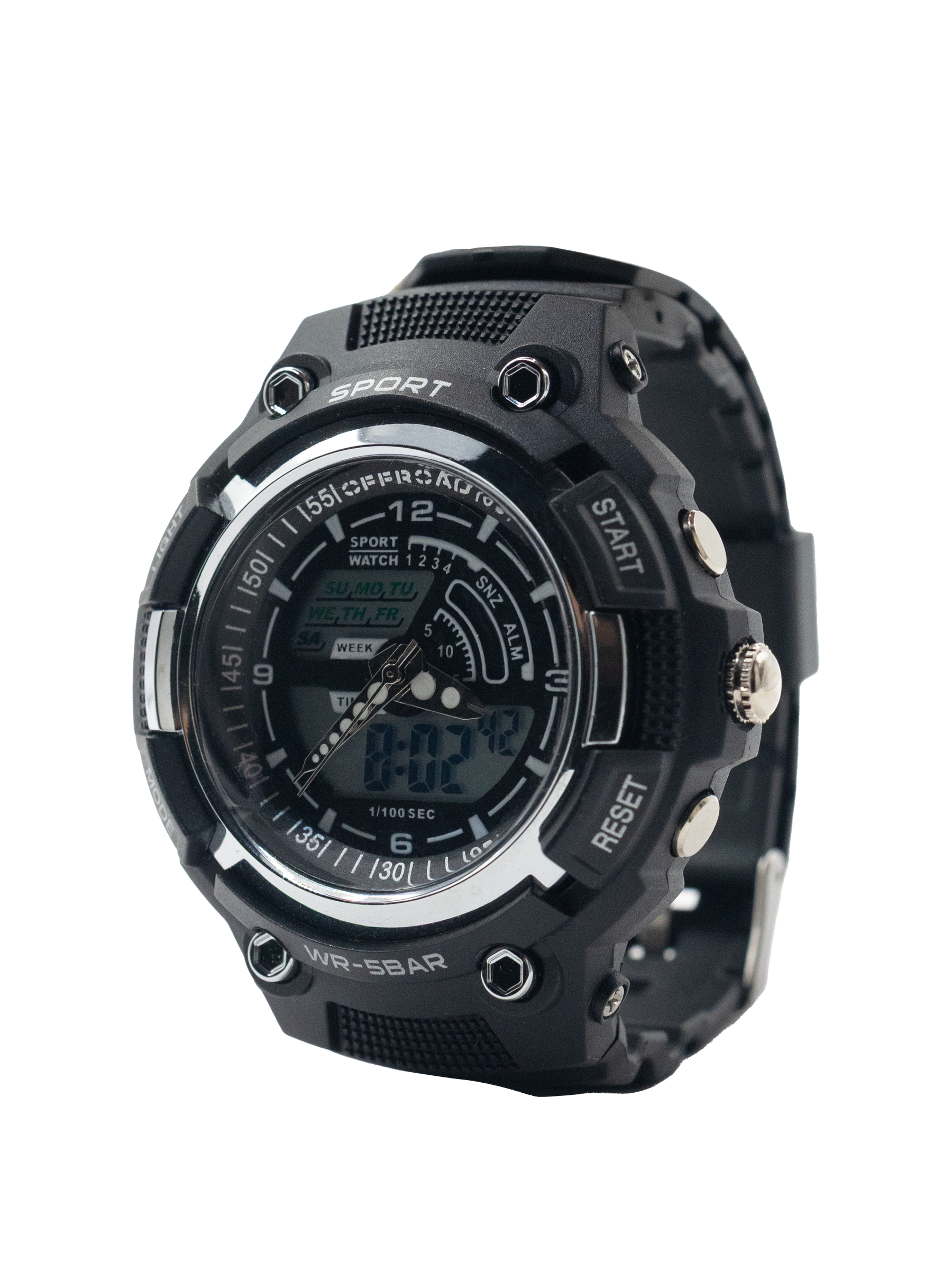 Glacier tactical watch detail view - Offroad Watch Co.