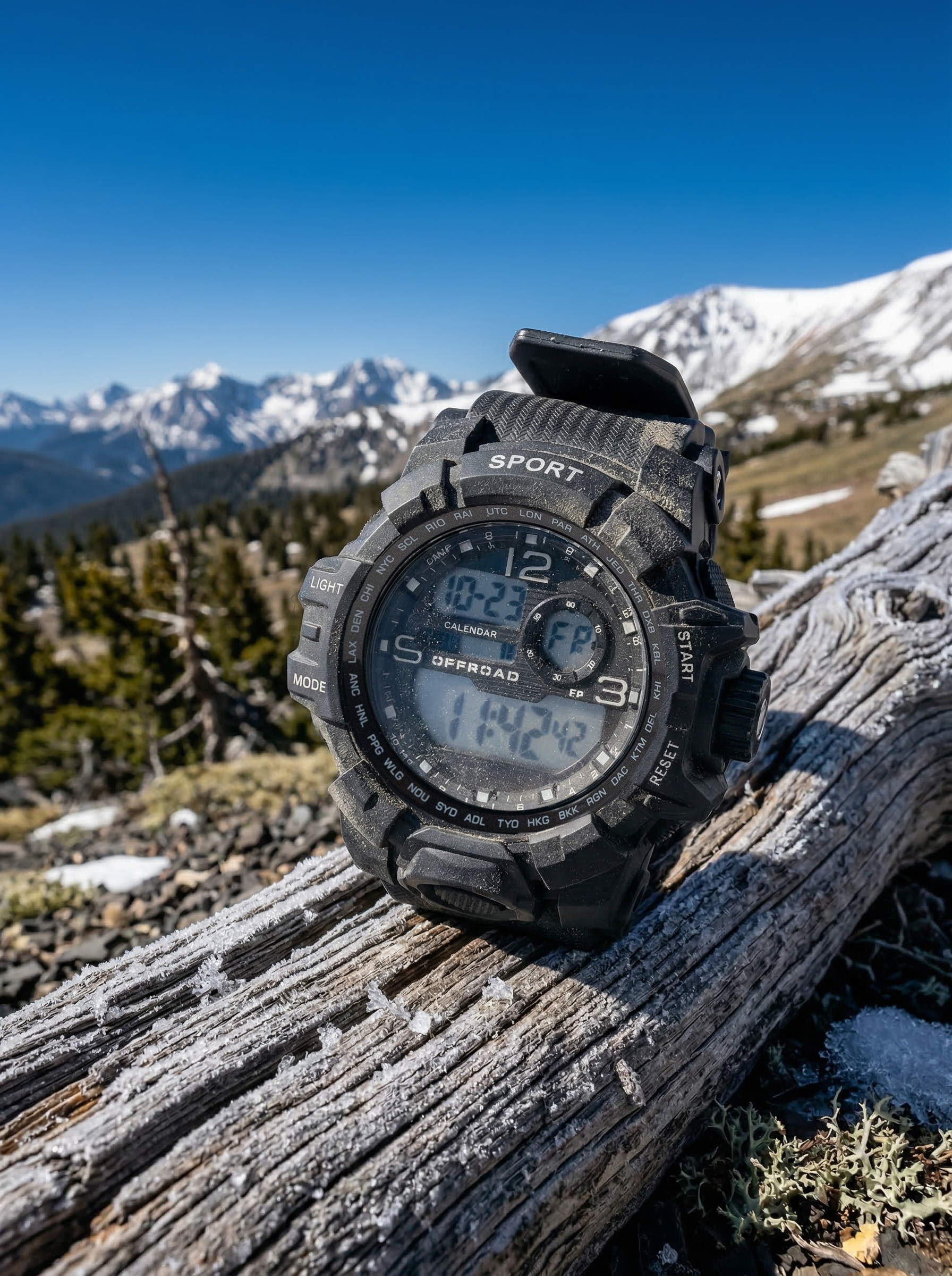 Timberline rugged outdoor watch dual display - Offroad Watch Co.