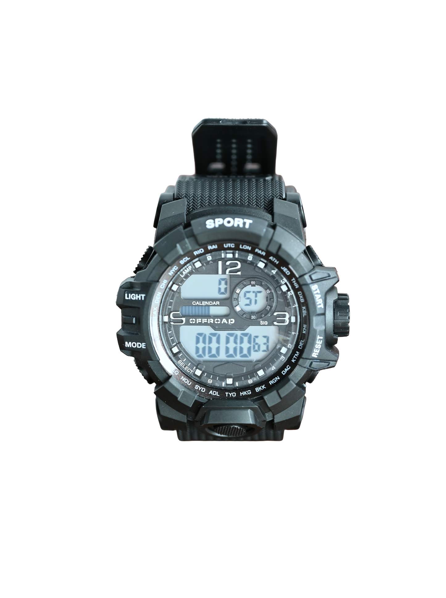 Timberline shockproof water resistant watch detail - Offroad Watch Co.