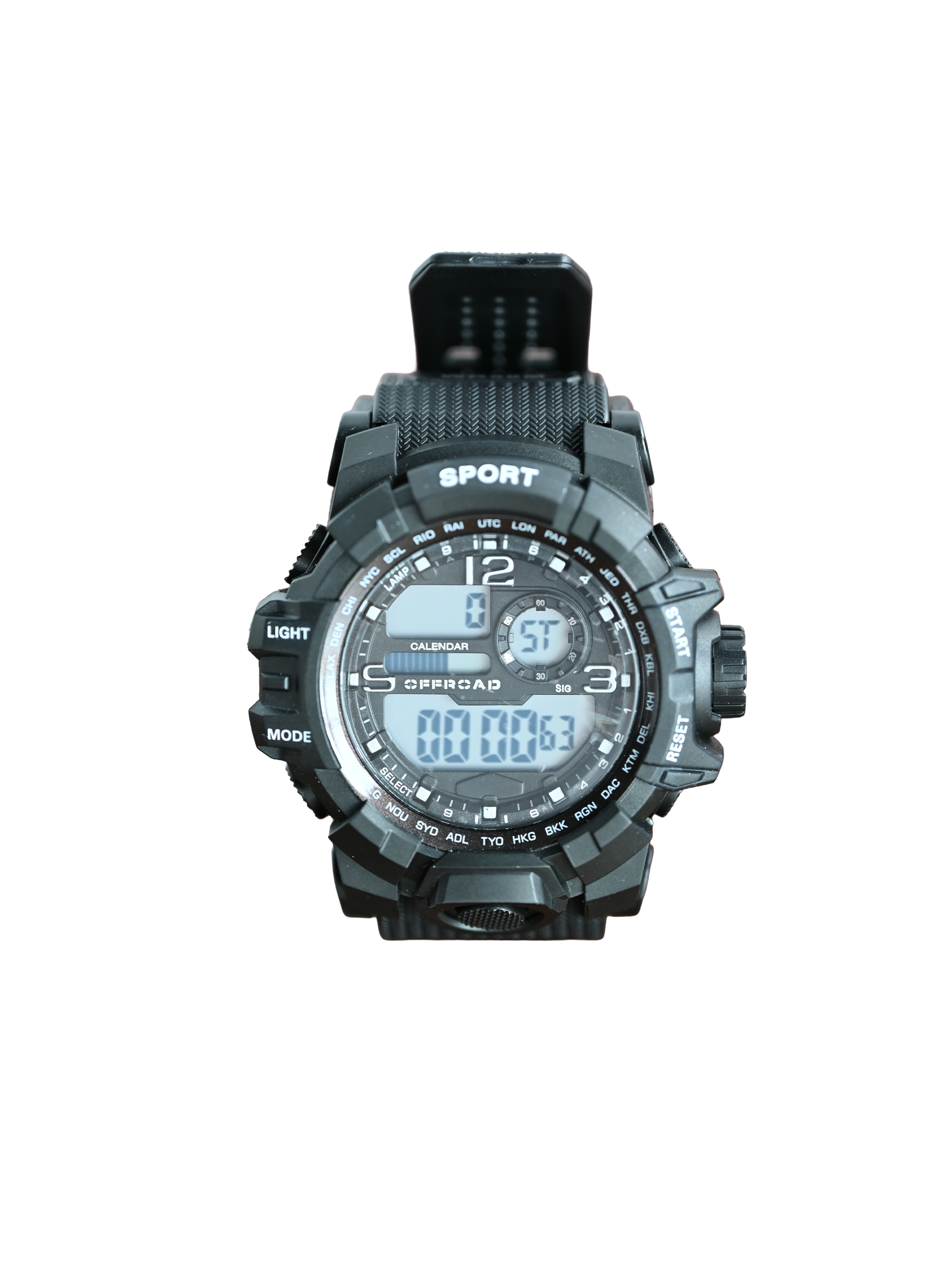 Timberline shockproof water resistant watch detail - Offroad Watch Co.