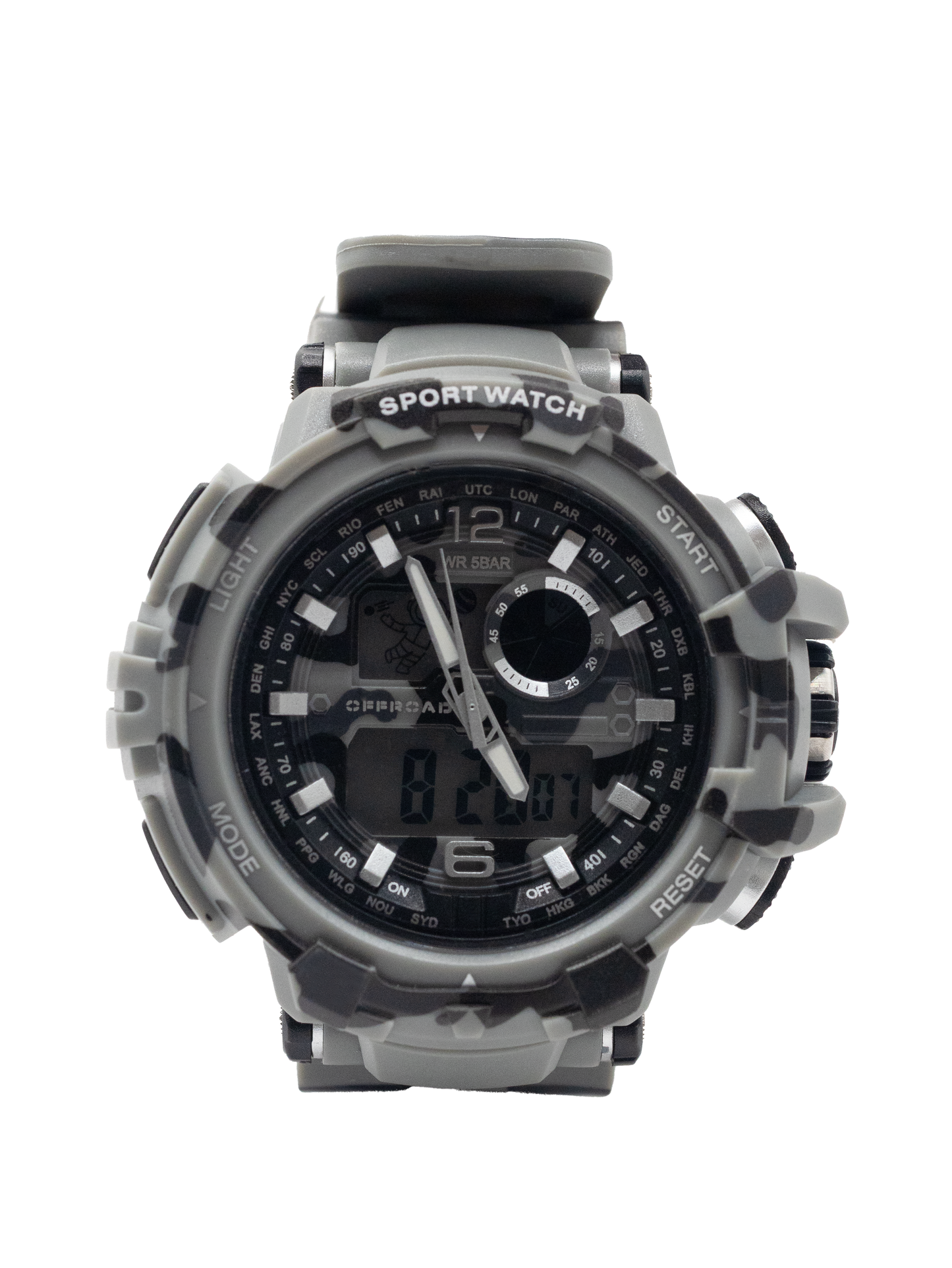 Titan Ridge shockproof water resistant watch detail - Offroad Watch Co.